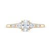 Thumbnail Image 3 of Adore Oval, Pear, Marquise & Round-Cut Diamond Engagement Ring 3/4 ct tw 14K Yellow Gold