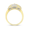 Thumbnail Image 3 of Men's Diamond Face of Christ Ring 3/4 ct tw 10K Yellow Gold