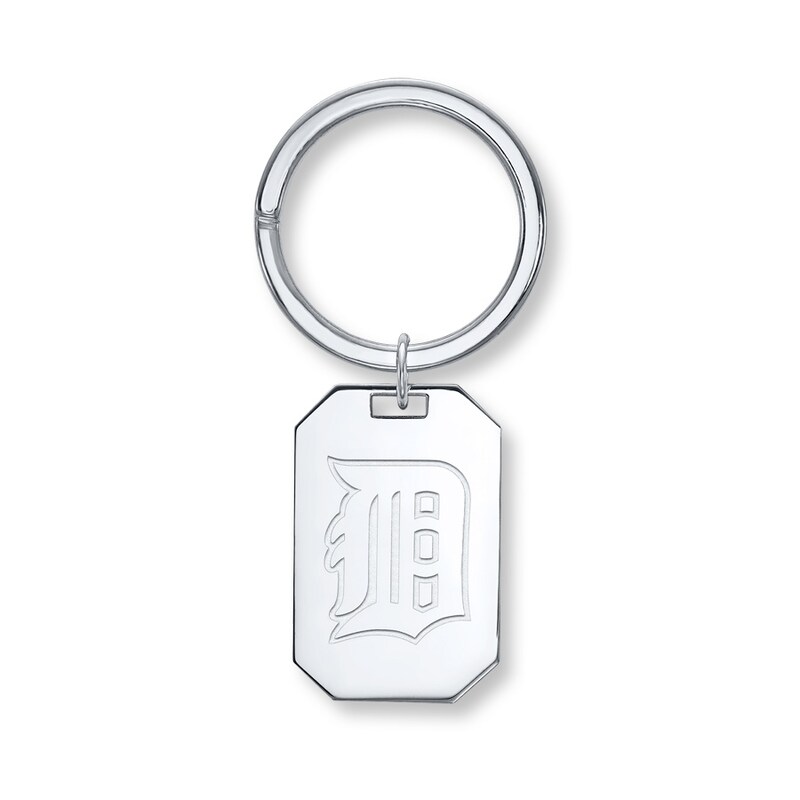 MLB Detroit Tigers Key Chain Sterling Silver