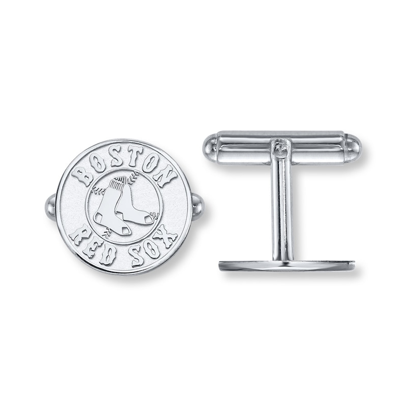 MLB Boston Red Sox Cufflinks Sterling Silver