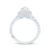 Thumbnail Image 3 of Monique Lhuillier Bliss Pear-Shaped Lab-Grown Diamond Engagement Ring 1-1/5 ct tw 18K White Gold