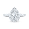 Thumbnail Image 4 of Monique Lhuillier Bliss Pear-Shaped Lab-Grown Diamond Engagement Ring 1-1/5 ct tw 18K White Gold