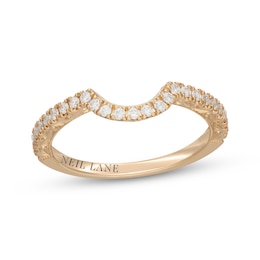 Neil Lane Diamond Contour Wedding Band 1/4 ct tw 14K Yellow Gold