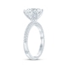 Thumbnail Image 2 of Monique Lhuillier Bliss Round-Cut Lab-Grown Diamond Engagement Ring 3-5/8 ct tw 18K White Gold