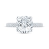 Thumbnail Image 4 of Monique Lhuillier Bliss Round-Cut Lab-Grown Diamond Engagement Ring 3-5/8 ct tw 18K White Gold