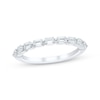 Thumbnail Image 1 of Adore Emerald-Cut Diamond Anniversary Ring 1/2 ct tw 14K White Gold