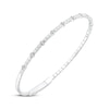 Thumbnail Image 2 of Diamond Station Flex Bangle Bracelet 1/8 ct tw Sterling Silver
