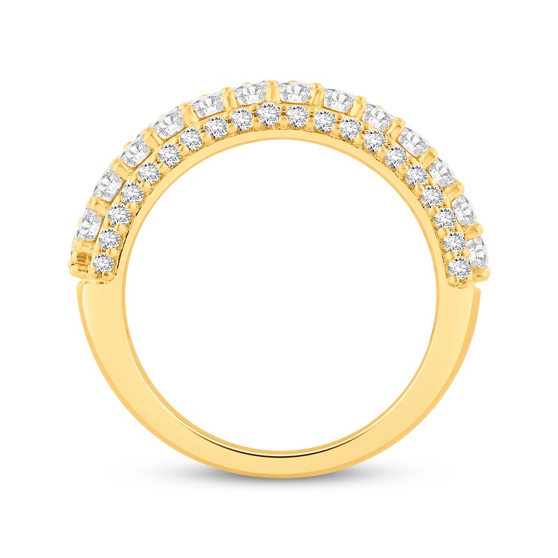 Main Image 3 of Adore Diamond Multi-Row Anniversary Ring 1-1/2 ct tw 10K Yellow Gold