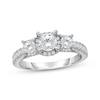 Thumbnail Image 1 of Adore Round-Cut Diamond Three-Stone Engagement Ring 1-1/2 ct tw 14K White Gold