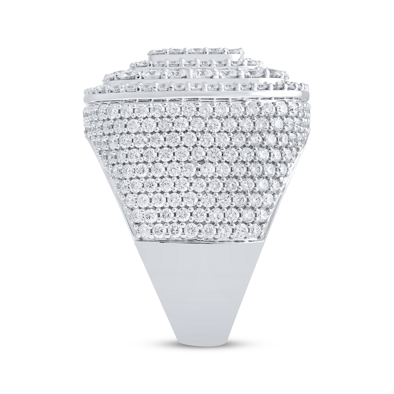 Main Image 2 of Men's KAY Lab-Grown Diamonds Cushion-Top Diamond Ring 5-3/4 ct tw 10K White Gold