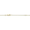 Thumbnail Image 4 of Pear-Shaped White Lab-Created Sapphire Necklace 18K Yellow Gold-Plated Sterling Silver