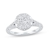 Thumbnail Image 1 of Adore Multi-Diamond Circle Engagement Ring 1-1/4 ct tw 14K White Gold