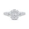Thumbnail Image 3 of Adore Multi-Diamond Circle Engagement Ring 1-1/4 ct tw 14K White Gold