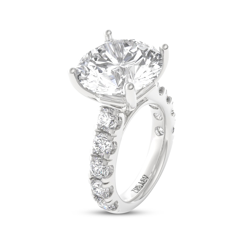 Main Image 2 of THE LEO Legacy Lab-Grown Diamond Round-Cut Diamond Engagement Ring 12 ct tw 14K White Gold