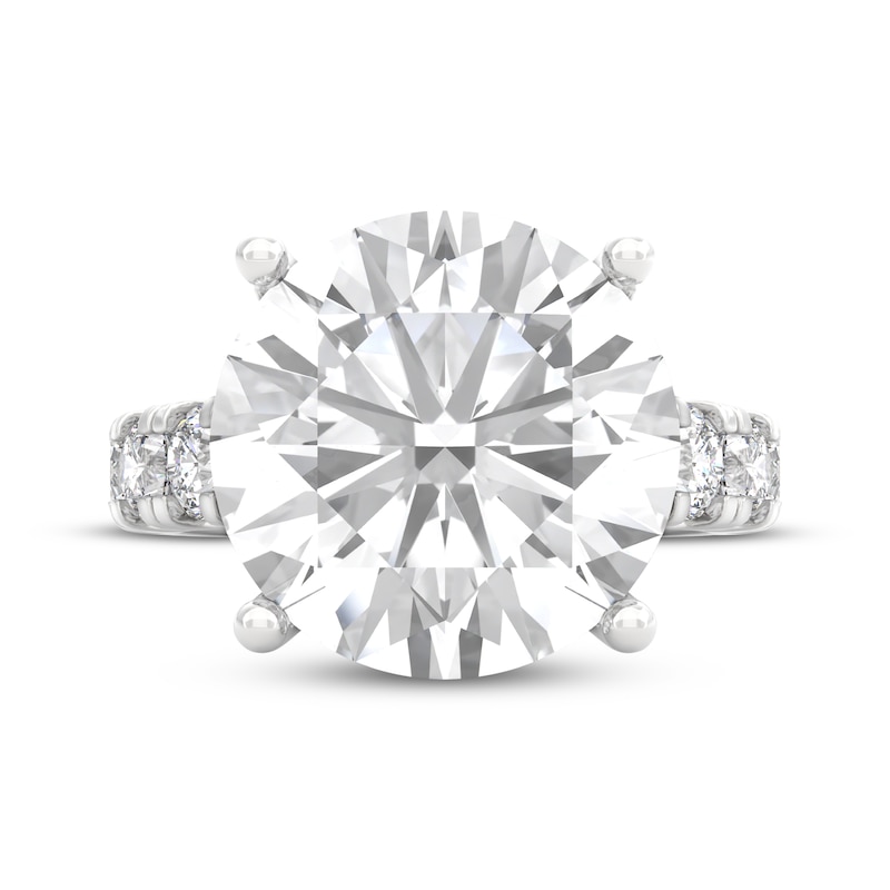Main Image 3 of THE LEO Legacy Lab-Grown Diamond Round-Cut Diamond Engagement Ring 12 ct tw 14K White Gold