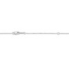 Thumbnail Image 4 of Oval-Cut Citrine & White Lab-Created Sapphire Necklace Sterling Silver 18"