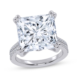Adore Lab-Grown Diamonds Princess-Cut Engagement Ring 10-1/3 ct tw 14K White Gold