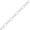 Thumbnail Image 2 of Diamond Oval Link Bracelet 1/4 ct tw Sterling Silver 7"