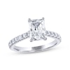 Thumbnail Image 1 of THE LEO Legacy Lab-Grown Diamond Emerald-Cut Engagement Ring 2-3/8 ct tw 14K White Gold