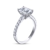 Thumbnail Image 2 of THE LEO Legacy Lab-Grown Diamond Emerald-Cut Engagement Ring 2-3/8 ct tw 14K White Gold
