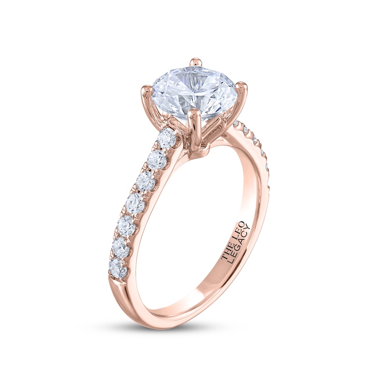 Main Image 2 of THE LEO Legacy Lab-Grown Diamond Round-Cut Engagement Ring 2-3/8 ct tw 14K Rose Gold