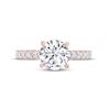 Thumbnail Image 3 of THE LEO Legacy Lab-Grown Diamond Round-Cut Engagement Ring 2-3/8 ct tw 14K Rose Gold