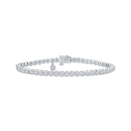Diamond Tennis Bracelet 1/10 ct tw Sterling Silver 7.5"