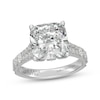 Thumbnail Image 4 of Neil Lane Artistry Cushion-Cut Lab-Grown Diamond Engagement Ring 7 ct tw 14K White Gold