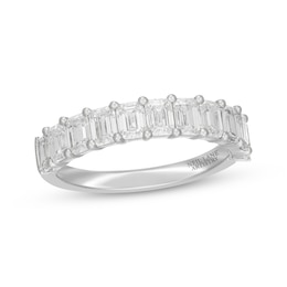 Neil Lane Artistry Emerald-Cut Lab-Grown Diamond Anniversary Ring 2 ct tw 14K White Gold