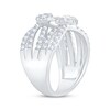 Thumbnail Image 2 of Diamond Multi-Row Fashion Ring 1-1/2 ct tw 14K White Gold