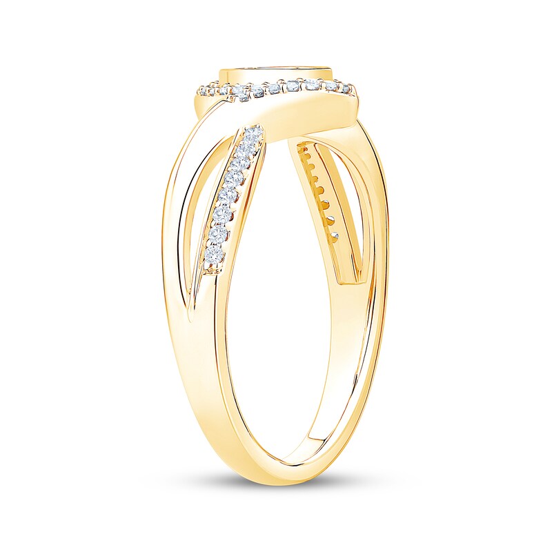 Main Image 2 of Diamond Promise Ring 1/5 ct tw 10K Yellow Gold