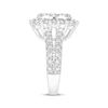 Thumbnail Image 2 of Adore Multi-Diamond Halo Engagement Ring 4 ct tw 10K White Gold