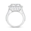 Thumbnail Image 3 of Adore Multi-Diamond Halo Engagement Ring 4 ct tw 10K White Gold