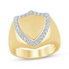 Thumbnail Image 1 of Men's Diamond Shield Ring 1/2 ct tw 10K Yellow Gold