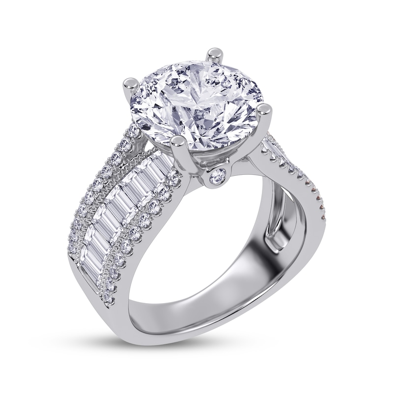 Main Image 2 of Adore Round-Cut Lab-Grown Diamond Engagement Ring 5-3/4 ct tw 14K White Gold