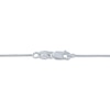 Thumbnail Image 4 of Marquise-Cut Amethyst & White Lab-Created Sapphire Dragonfly Necklace Sterling Silver 18"