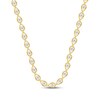 Thumbnail Image 1 of KAY Lab-Grown Diamonds Teardrop Link Necklace 3/4 ct tw 24K Yellow Gold Vermeil Sterling Silver 18"