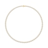 Thumbnail Image 3 of KAY Lab-Grown Diamonds Teardrop Link Necklace 3/4 ct tw 24K Yellow Gold Vermeil Sterling Silver 18"