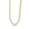 Thumbnail Image 2 of KAY Lab-Grown Diamonds Line Necklace 3/4 ct tw 24K Yellow Gold Vermeil Sterling Silver 18"
