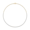 Thumbnail Image 3 of KAY Lab-Grown Diamonds Line Necklace 3/4 ct tw 24K Yellow Gold Vermeil Sterling Silver 18"