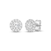 Thumbnail Image 1 of KAY Lab-Grown Diamonds Halo Stud Earrings 1-1/2 ct tw 10K White Gold