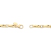 Thumbnail Image 3 of Twist Link Bracelet Hollow 18K Yellow Gold 7.5"