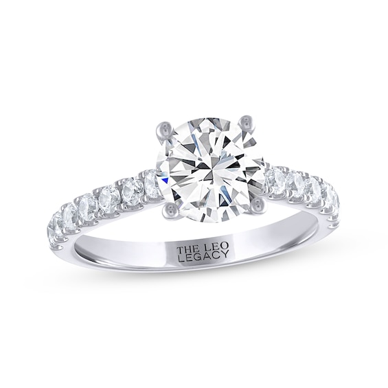 THE LEO Legacy Lab-Grown Diamond Engagement Ring 1-7/8 ct tw 14K White Gold
