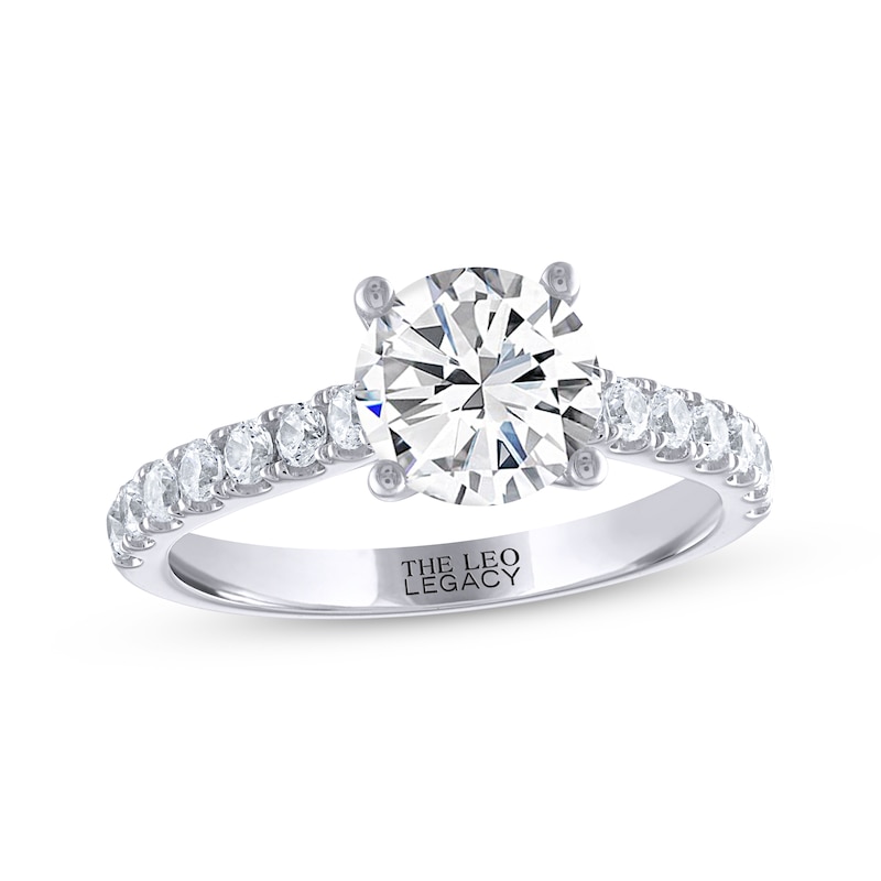 Main Image 1 of THE LEO Legacy Lab-Grown Diamond Engagement Ring 1-7/8 ct tw 14K White Gold