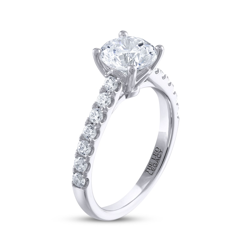 Main Image 2 of THE LEO Legacy Lab-Grown Diamond Engagement Ring 1-7/8 ct tw 14K White Gold
