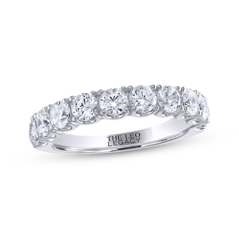 Main Image 1 of THE LEO Legacy Lab-Grown Diamond Anniversary Ring 1-1/2 ct tw 14K White Gold