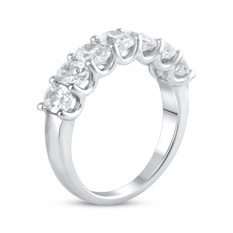 Lab-Created Diamonds by KAY Diamond Anniversary Ring 2 ct tw Oval-cut 14K White Gold