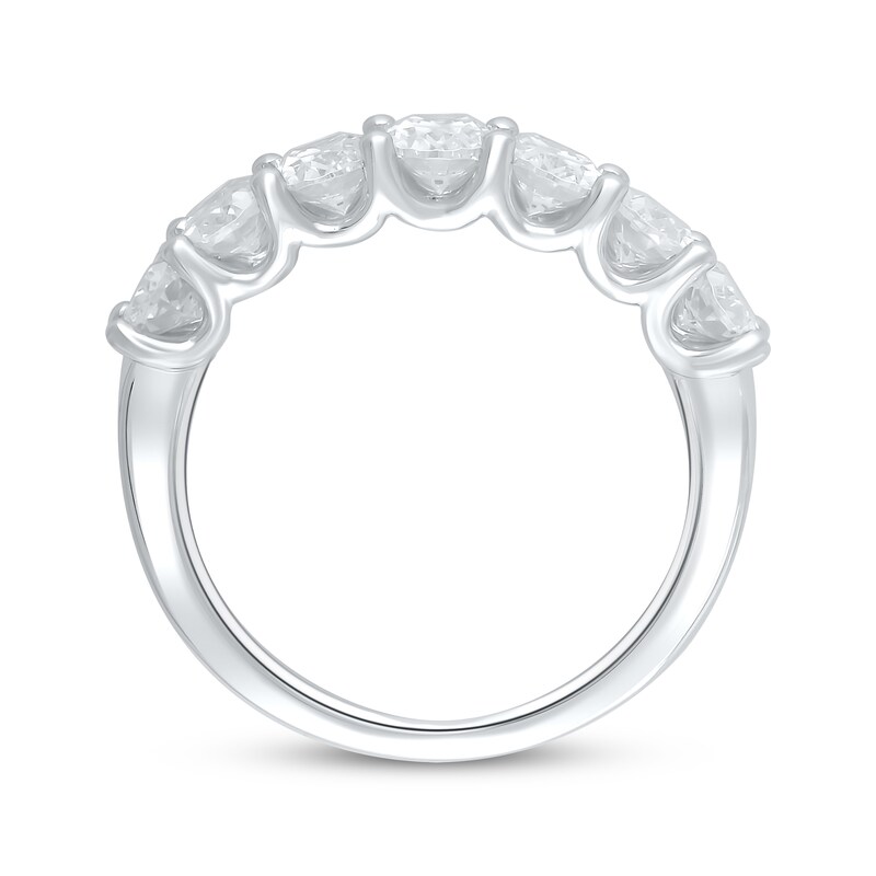 Lab-Created Diamonds by KAY Diamond Anniversary Ring 2 ct tw Oval-cut 14K White Gold
