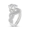 Thumbnail Image 2 of THE LEO Legacy Lab-Grown Diamond Oval-Cut Twist Shank Bridal Set 2-5/8 ct tw 14K White Gold