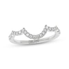 Thumbnail Image 1 of THE LEO Legacy Lab-Grown Diamond Scalloped Wedding Band 1/4 ct tw 14K White Gold